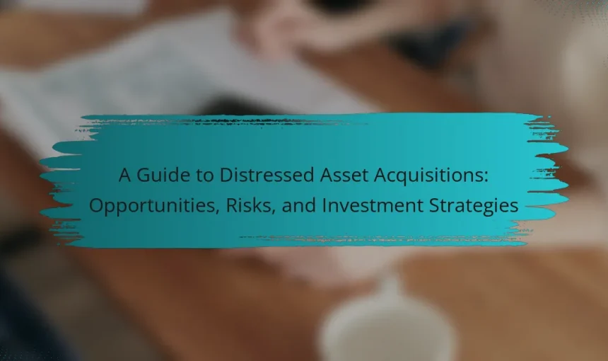 A Guide to Distressed Asset Acquisitions: Opportunities, Risks, and Investment Strategies