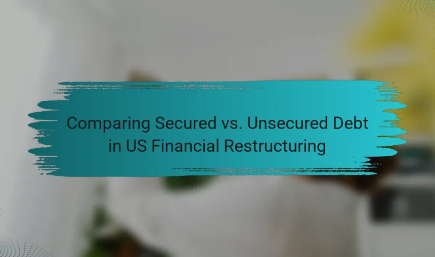 Comparing Secured vs. Unsecured Debt in US Financial Restructuring