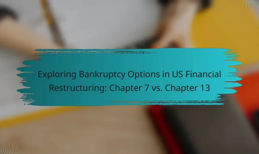 Exploring Bankruptcy Options in US Financial Restructuring: Chapter 7 vs. Chapter 13