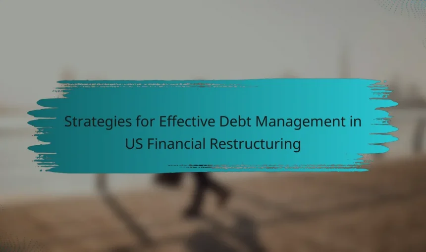 Strategies for Effective Debt Management in US Financial Restructuring