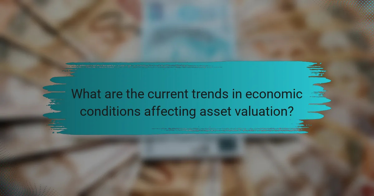 What are the current trends in economic conditions affecting asset valuation?