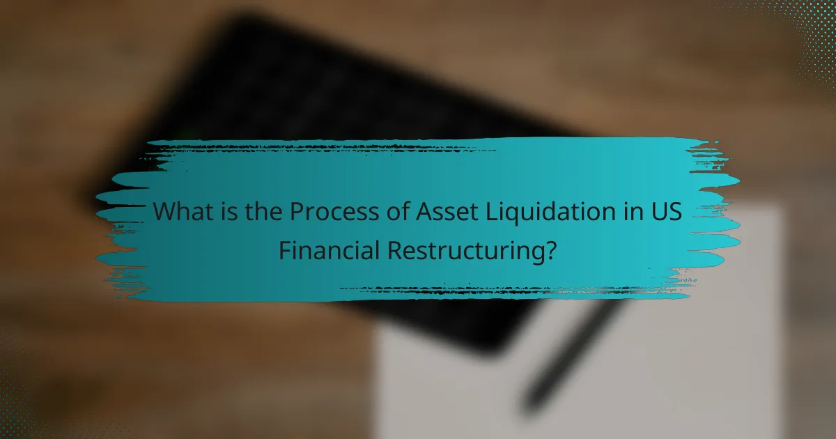 What is the Process of Asset Liquidation in US Financial Restructuring?